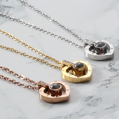 Love You Necklaces with 100 Language